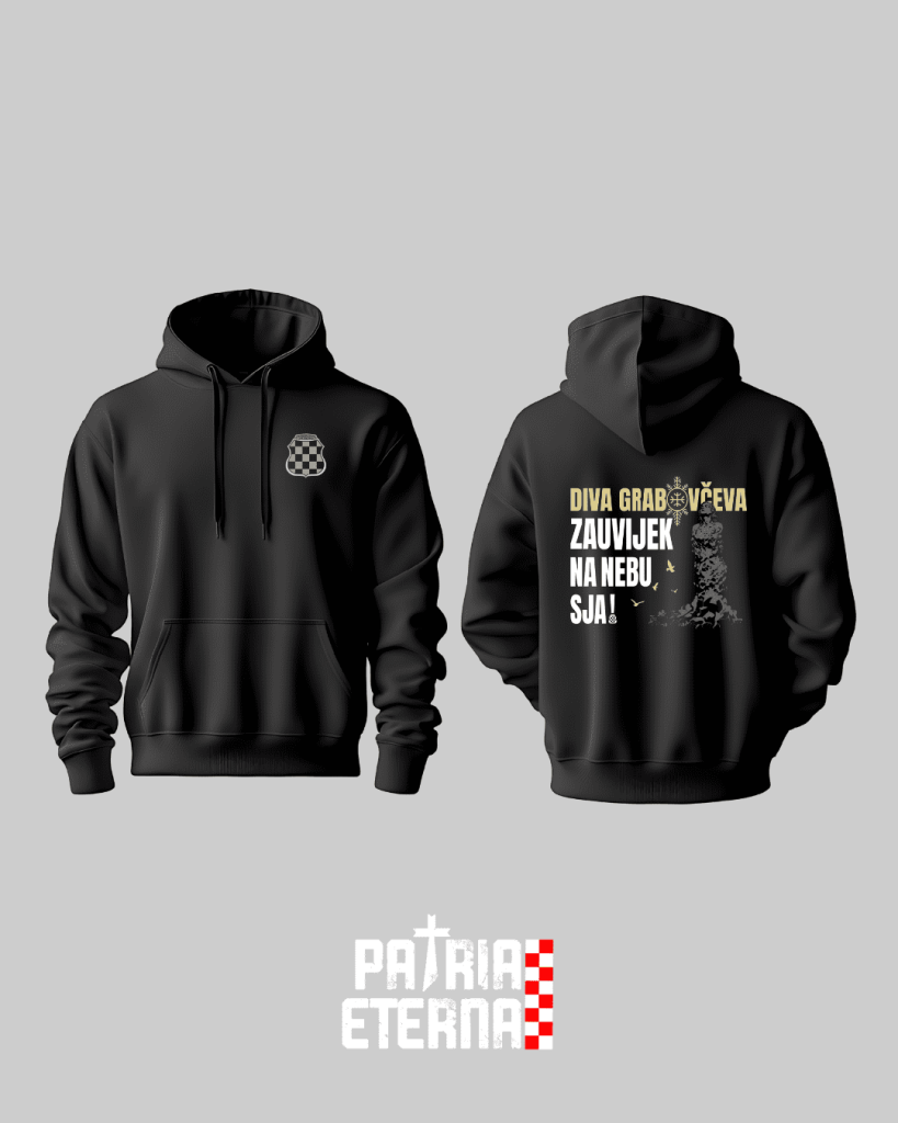 Diva Grabovčeva - Hoodie s grbom
